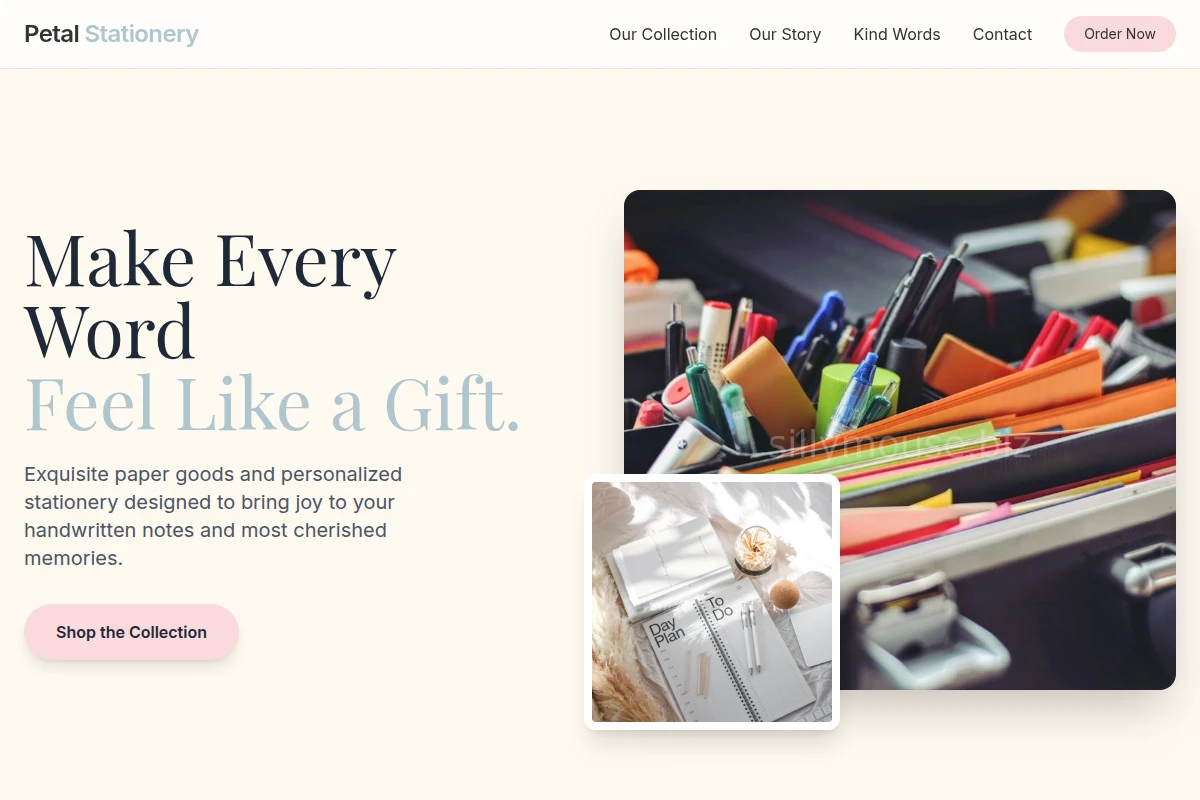 Petal Stationery