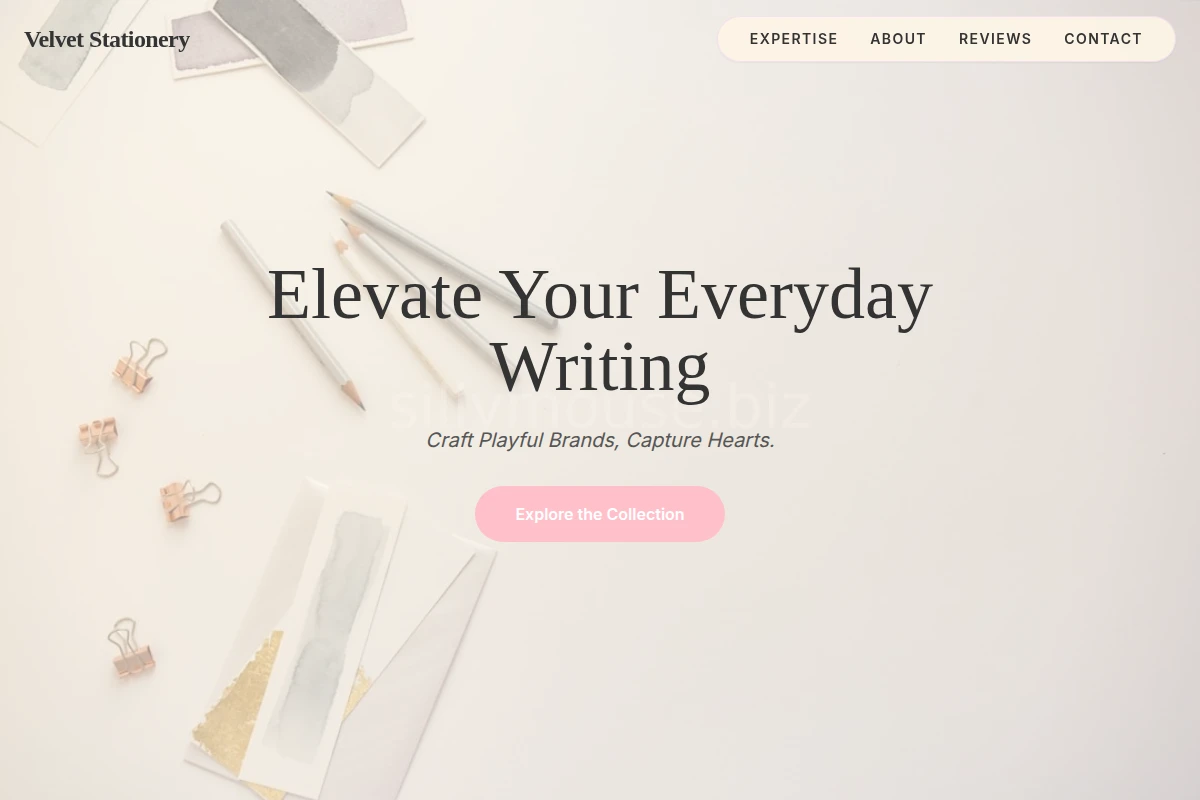 Velvet Stationery